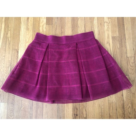 torrid Dresses & Skirts - Torrid Womens Plus Size 3 Dark Pink Pleated Skater A-Line Skirt